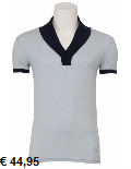 Zumo v-hals shirt licht blauw